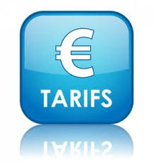 tarifs