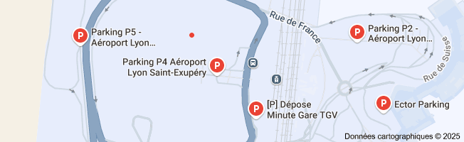 gare tgv saint exupéry parking