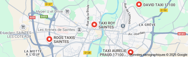 taxi saintes gare
