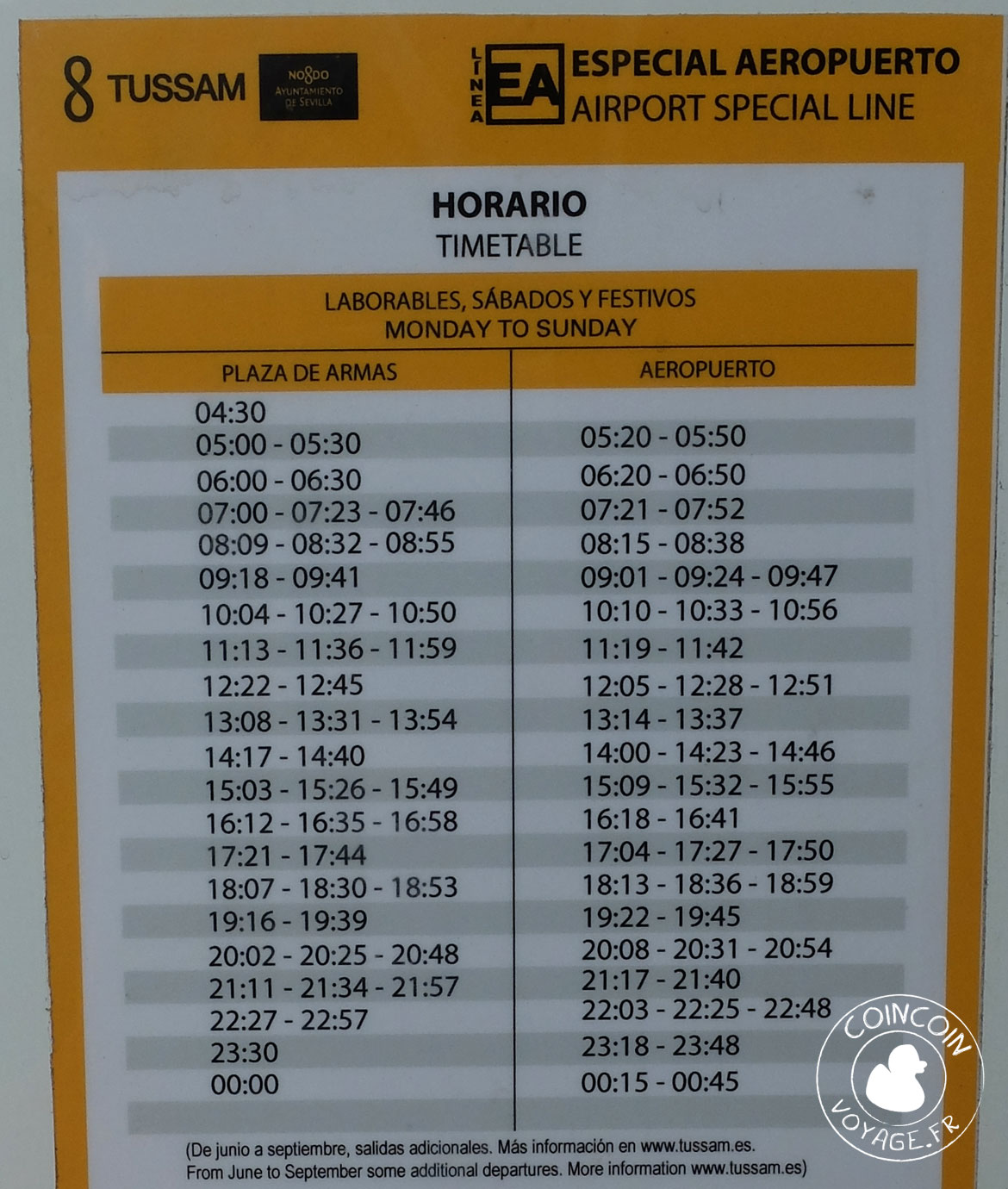 navette aéroport horaire