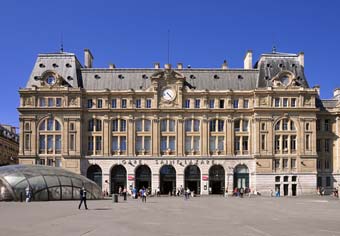 gare st lazare gare de lyon en taxi