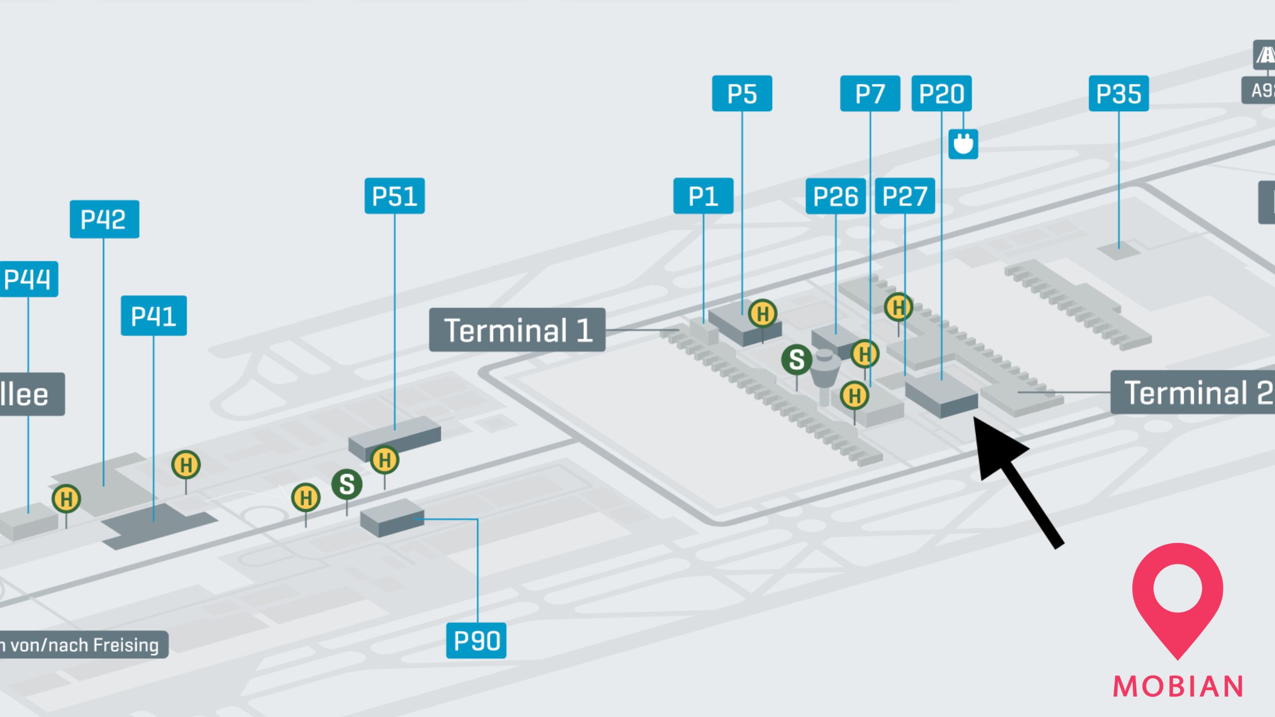 parking aeroport p51
