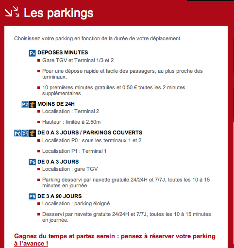 parking tgv st exupery